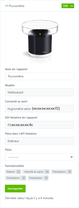 Integration Netatmo - Découverte